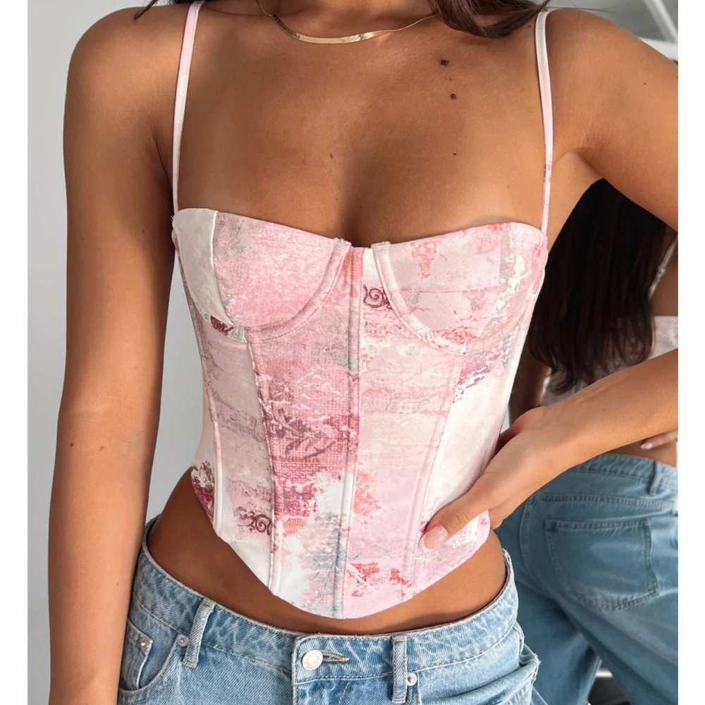 White Fox - In The Morning Bustier Primrose Pink